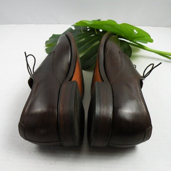 Kenilworth Allen Edmonds Blucher Brown Leather Shoes 9D